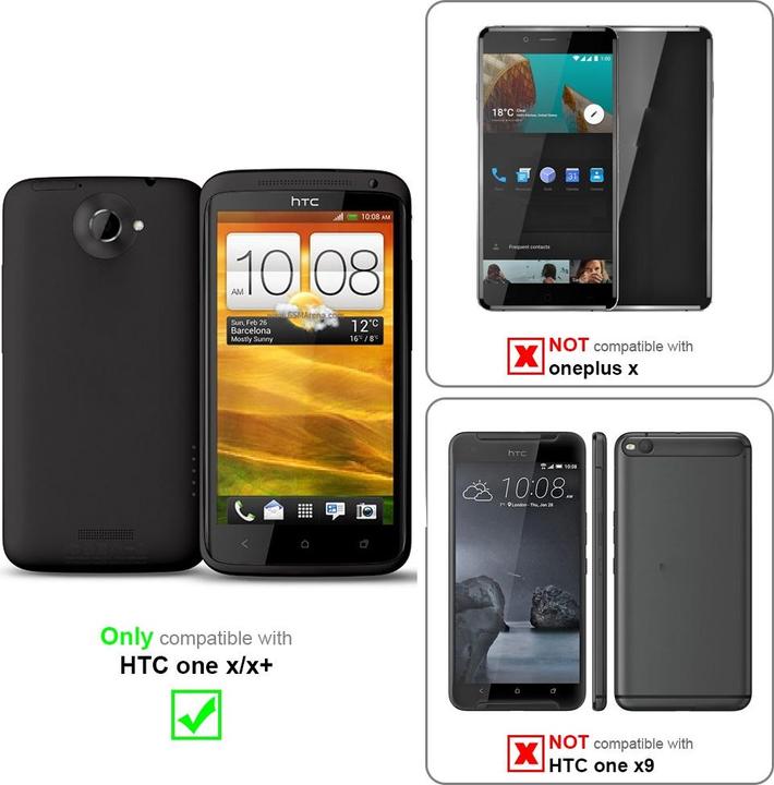 Actual product image Cadorabo Case for HTC ONE X / X+ with belt clip (HTC One X)