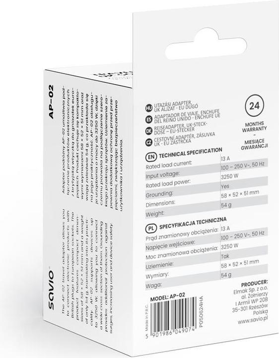 Produktbild Savio AP-02