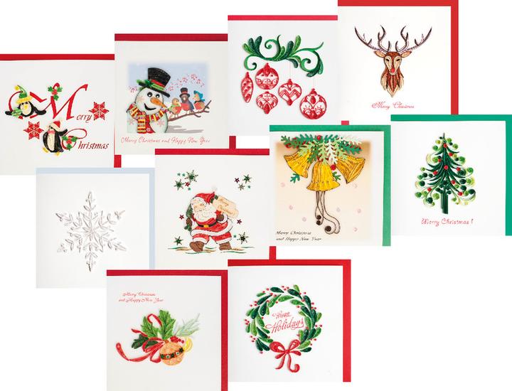 Produktbild Origamo Geschenkkarte Quilling Weihnachten