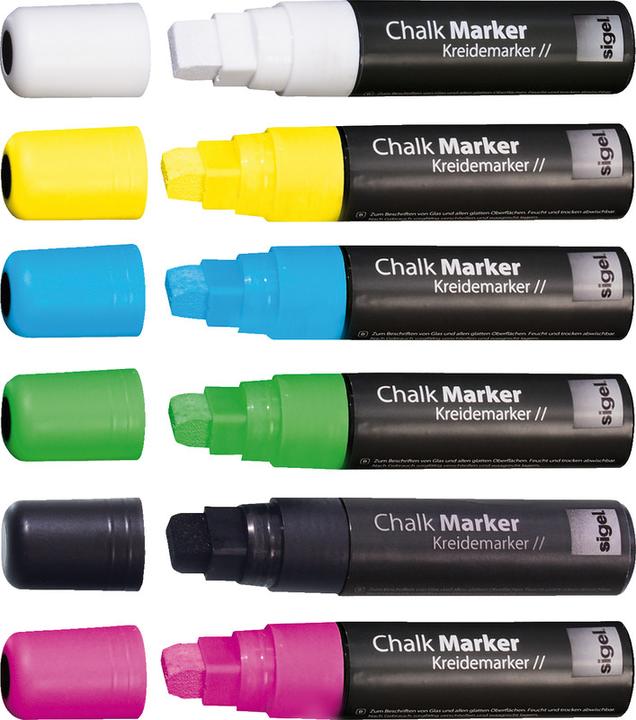Actual product image Sigel Artverum chalk marker 20 Round (1-2 mm) (White, 5 mm, 1 x)