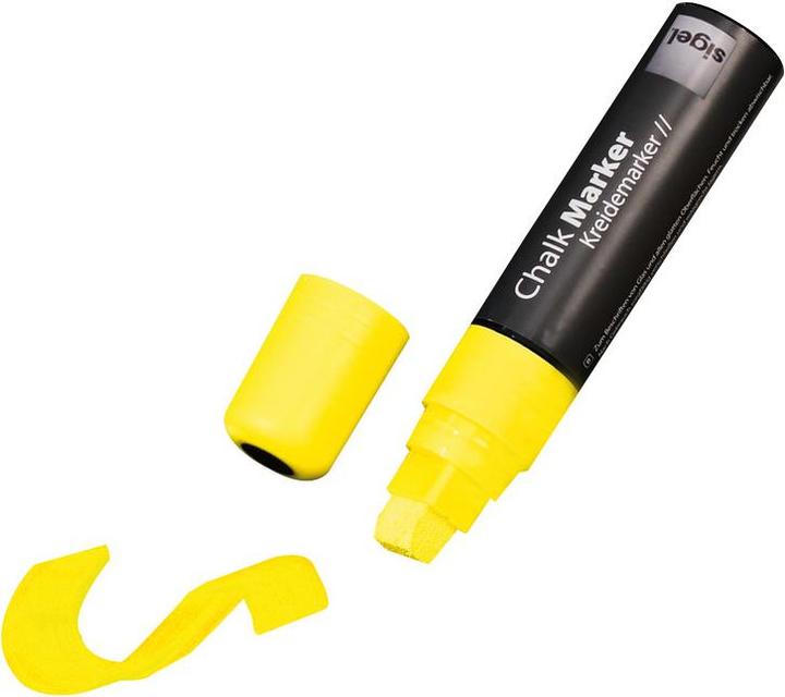 Image du produit Sigel Marqueur à craie artverum (Jaune, 15 mm)