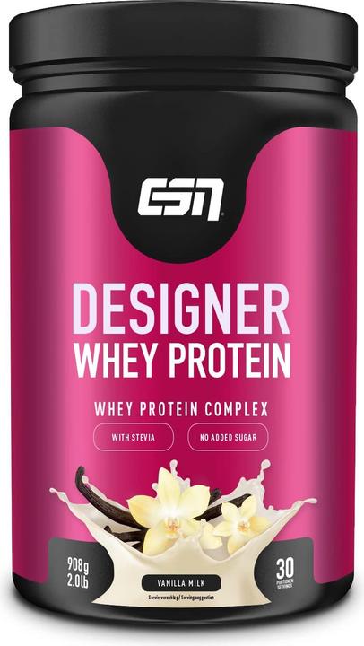 Actual product image ESN Designer Whey Protein (Vanilla, Milk, 30 pcs., 908 g)