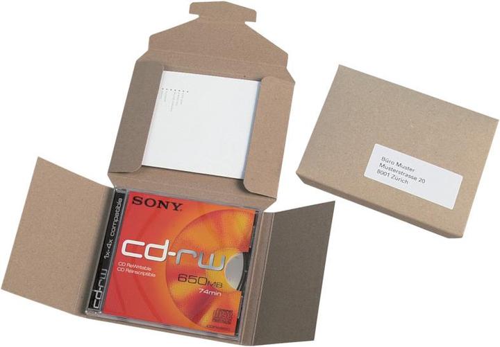 Actual product image Owo Shipping case for 1 CD (16.5 x 1.5 x 13 cm, 5 x)