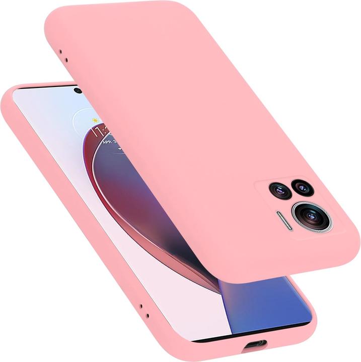 Produktbild Cadorabo TPU Liquid Silicone Case Hülle für Motorola EDGE 30 ULTRA / X30 PRO (Motorola Edge 30 Ultra)