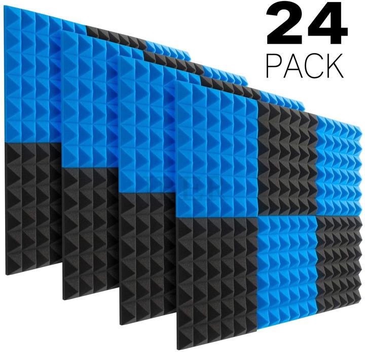 Produktbild Jber Akustikschaumstoff-Platten (24 Stk.)
