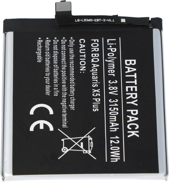 Immagine prodotto AccuCell Batteria BQ Aquaris X5 Plus, 3200