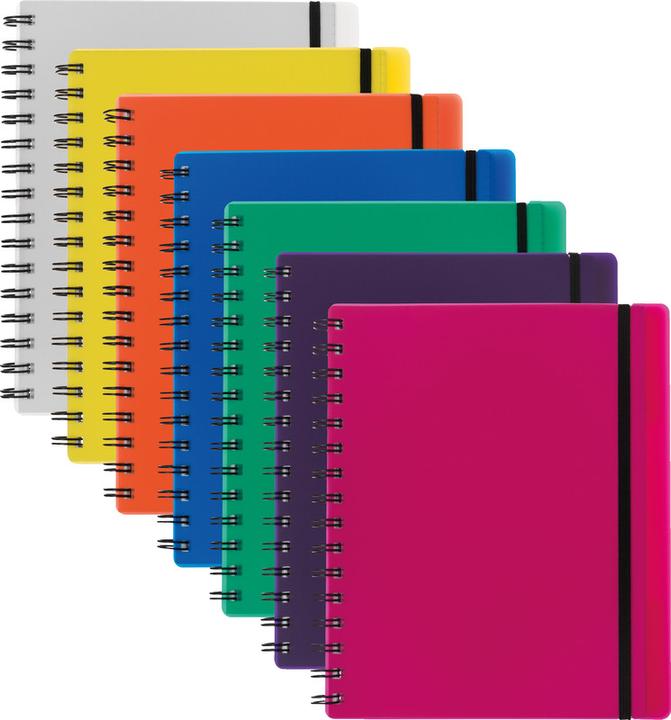 Actual product image Kolma Notebook Easy A5 chequered berry (A5, Checked, Hardcover)