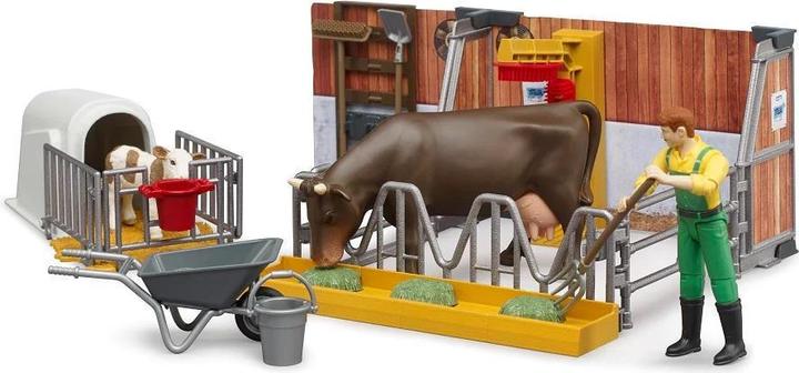 Image du produit Bruder Étable avec vache et veau