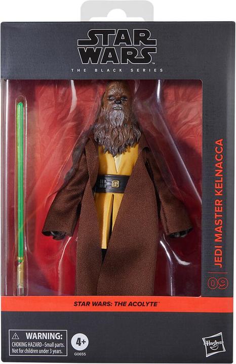 Immagine prodotto Hasbro Star Wars: The Acolyte Black Series Actionfigur Jedi Master Kelnacca 15 cm