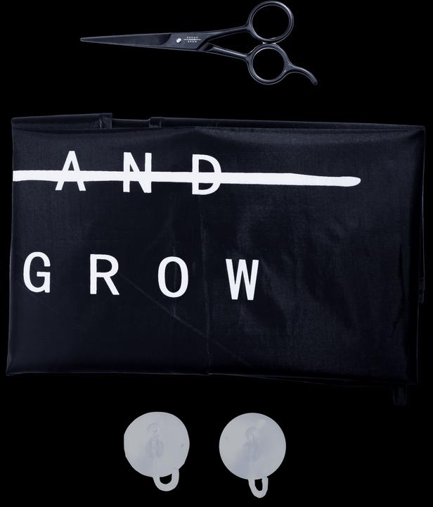 Produktbild Groom and Grow Barthaar Auffangtuch mit Bartschere