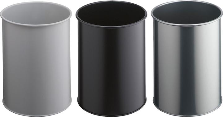 Actual product image Durable Wastebasket metal 15l light green (15 l)