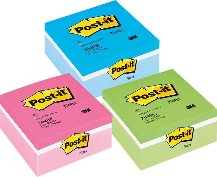 Image du produit Post-it Notes adhésives Cube 2040 (76 x 76 mm)