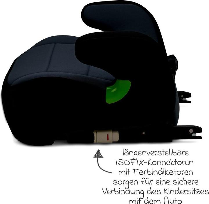 Image du produit Osann Junior Isofix Fixation par sangle (Rehausseur de siège pour enfant, Norme ECE R129/i-Size)