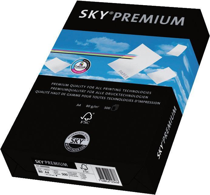 Produktbild Sky Premium Universalpapier (80 g/m², 500 x, A3)