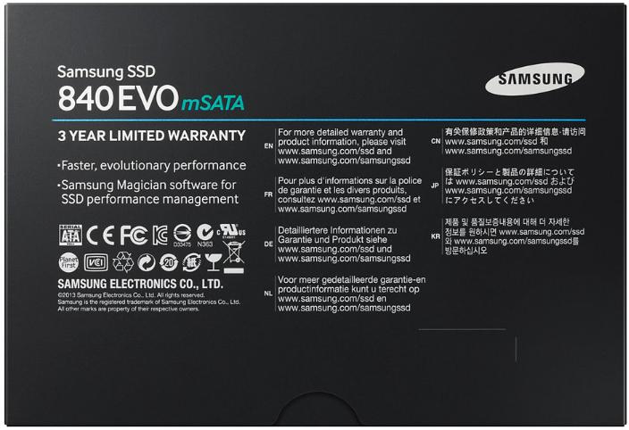 Produktbild Samsung 840 Evo (500 GB, mSATA)