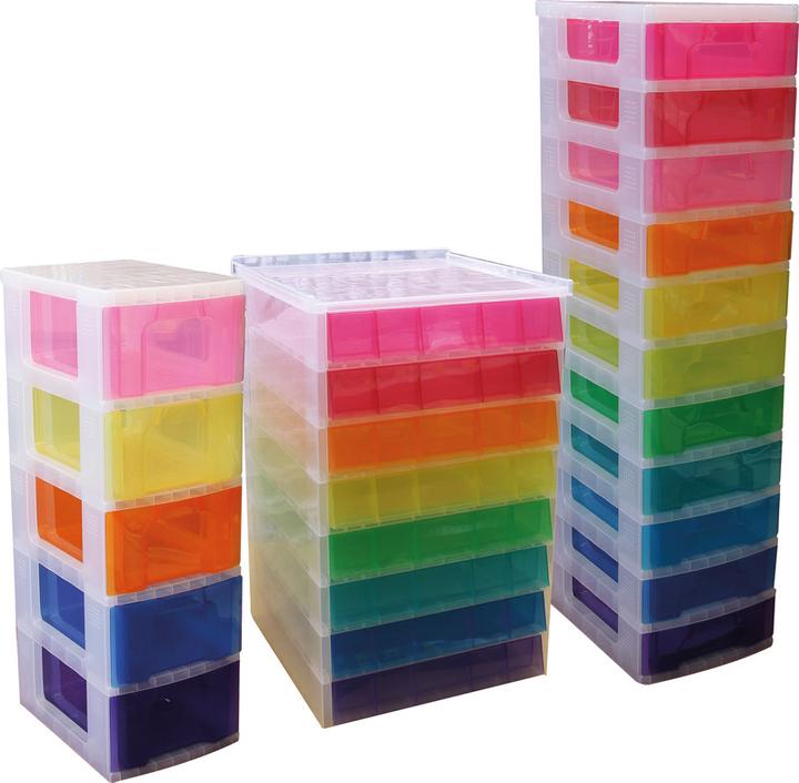 Image du produit Really Useful Box Bloc tiroir Rainbow (30 x 42 x 93 cm)