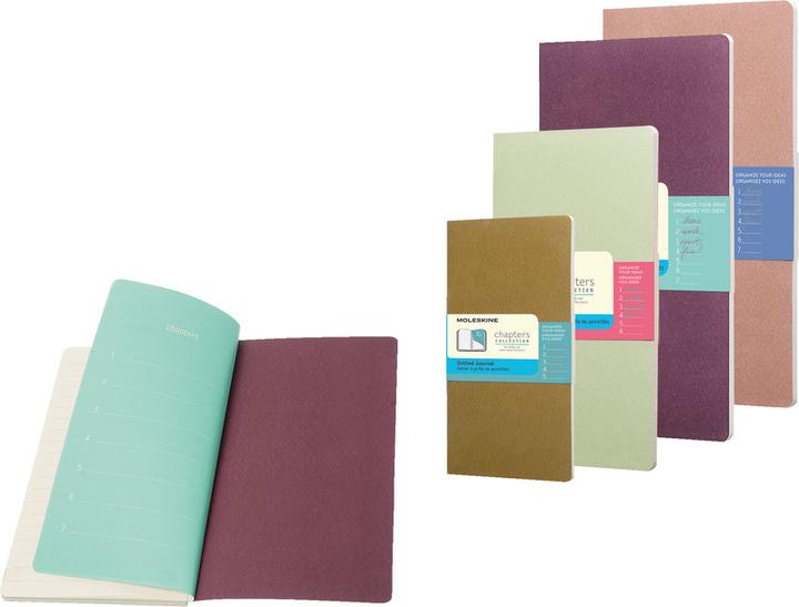 Produktbild Moleskine Notizheft Chapters (Liniert, Harter Einband)