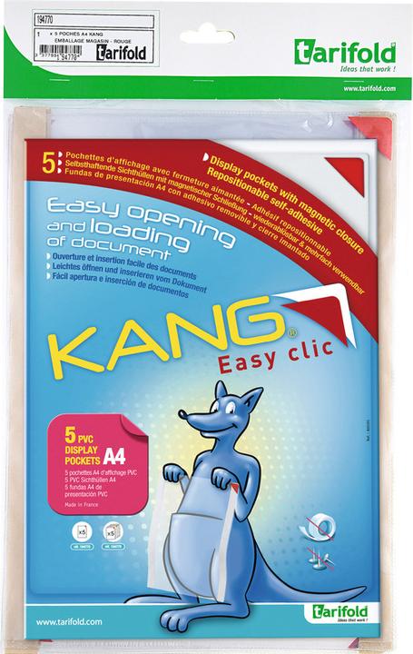 Produktbild Tarifold Selbstklebetaschen Kang (A4, 5 x)
