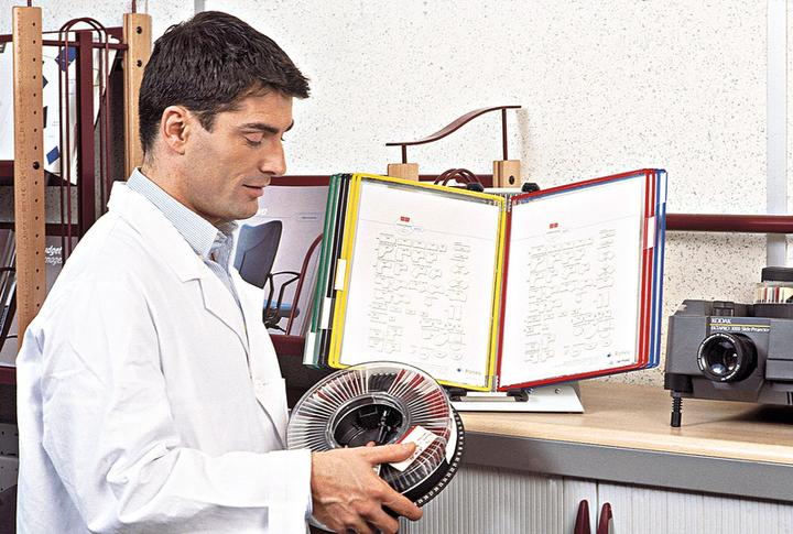 Produktbild Tarifold Sichttafelsystem komplett mit 20 Drehtaschen