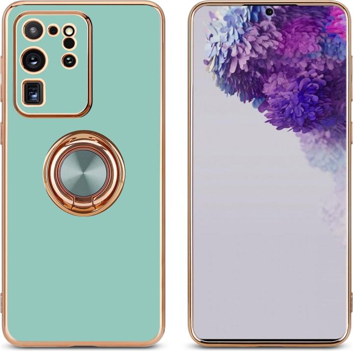 Produktbild Cadorabo Hülle für Samsung Galaxy S20 ULTRA im TPU mit Kameraschutz und Ring LM089 Style (Samsung Galaxy S20 Ultra)