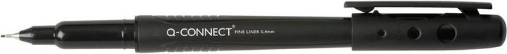 Actual product image Q-Connect Fineliner (Black, 10 x)