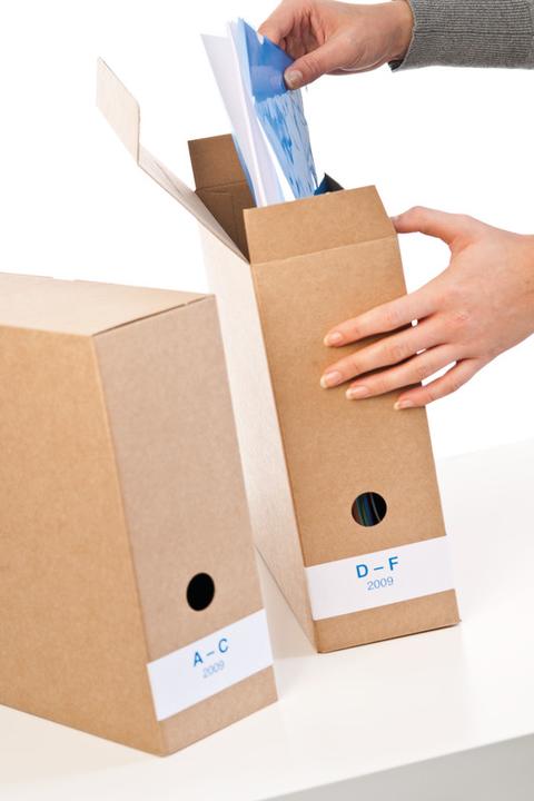 Actual product image Q-Connect Archive boxes made of fine corrugated board (Special)