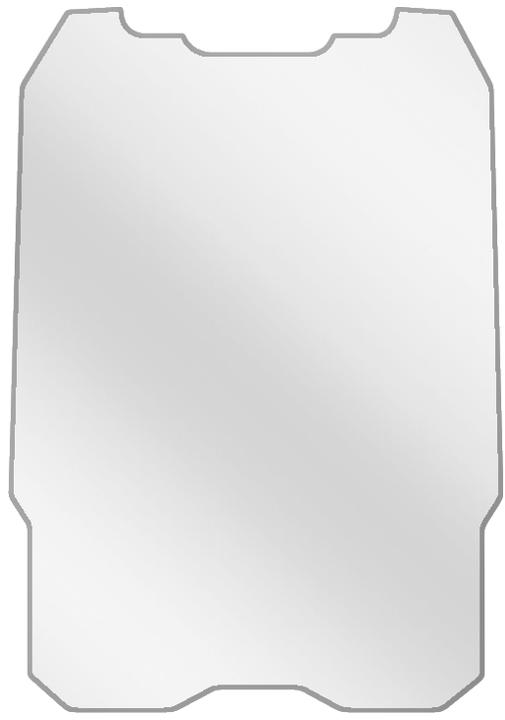 Actual product image Dipos Screen Protector Crystalclear (5 Piece, AGM M2)