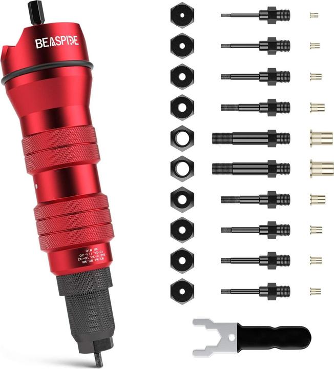 Beaspire Nietmuttern Adapter Kit
