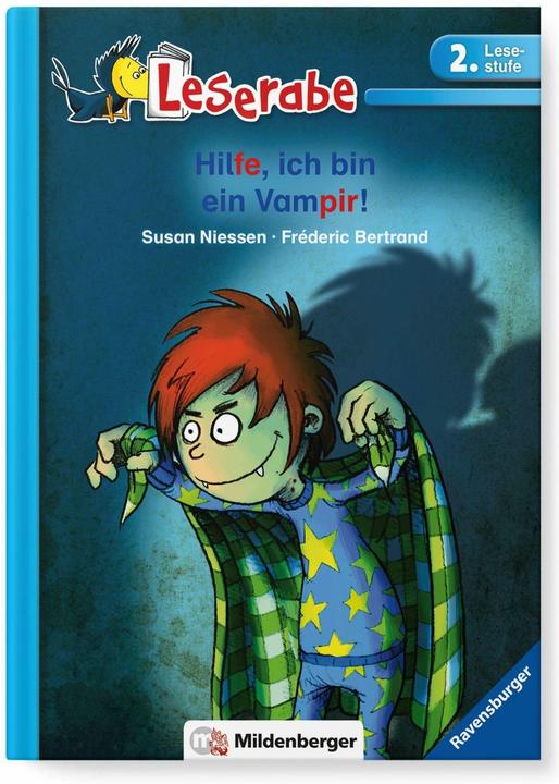 Produktbild Leserabe - Hilfe, ich bin ein Vampir! - 2.Lesestufe (Deutsch, Susan Niessen, Fréderic Bertrand, 2018)
