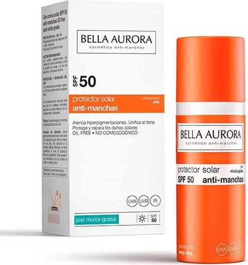 Produktbild Bella Aurora SOLAR gel anti-manchas mixta/grasa SPF50 50 ml (Sonnencreme, SPF 50, 50 ml)