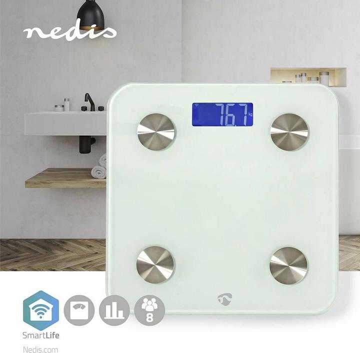 Produktbild Nedis Smarte-Personenwaage (180 kg)