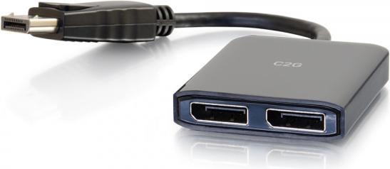 Actual product image C2G DisplayPort(TM) 1.2 to Dual DisplayPort(TM) MST Hub