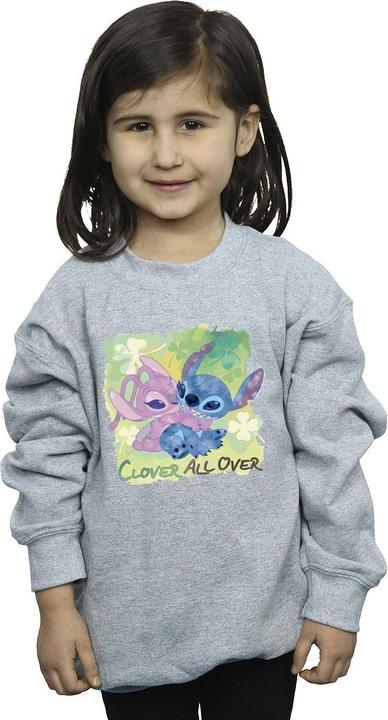 Produktbild Disney Lilo And Stitch St Patrick's Day Clover Sweatshirt Mädchen (104)