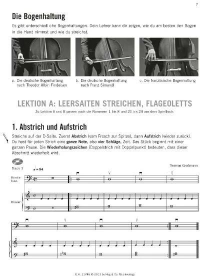 Actual product image Kontrabass ABC, mit Audio-CD. Bd.1 (German, Thomas Gro�mann, 2016)