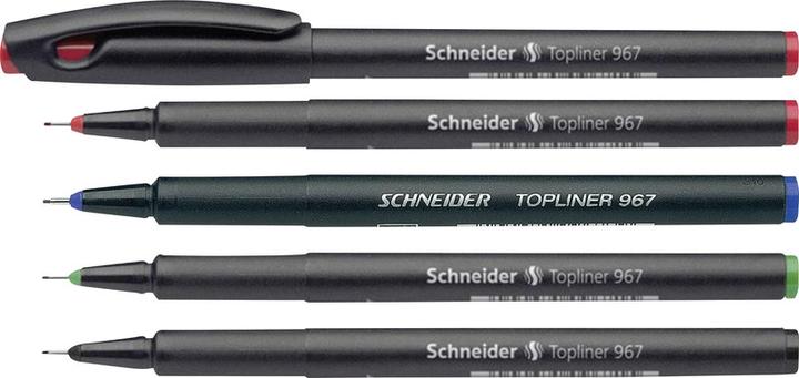 Actual product image Schneider Fineliner Topliner 967 (Blue, 1 x)