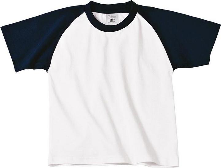 Actual product image B&C Baseball TShirt short sleeve (104)
