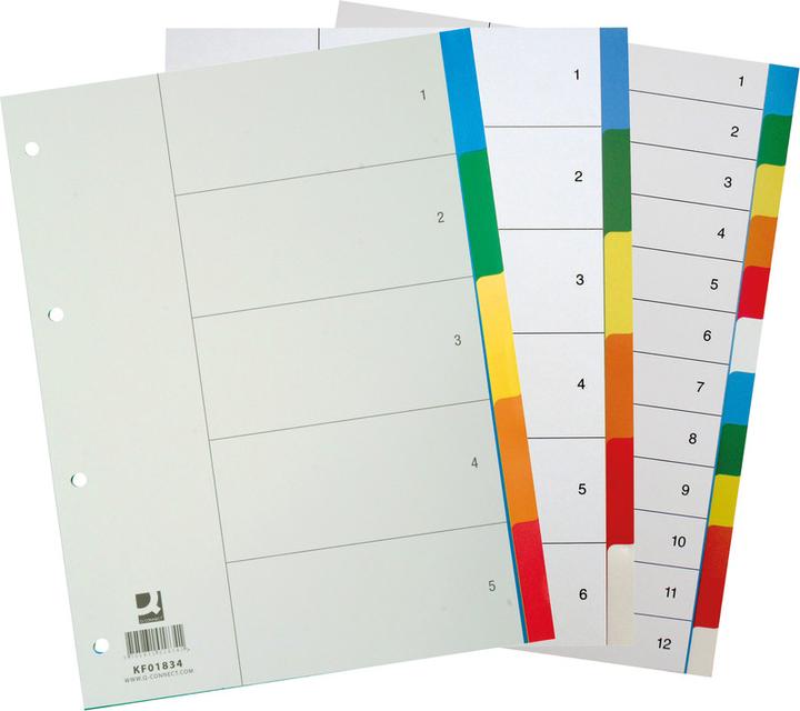 Actual product image Q-Connect Register full format made of PP, colored