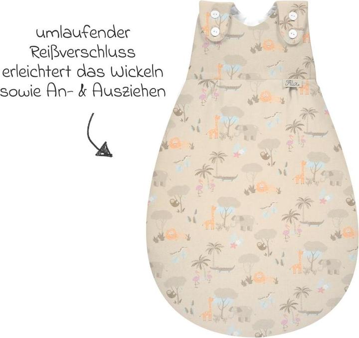 Actual product image Alvi Schlafsäcke Baby-Mäxchen Aussensack - Jungle - Gr. 68 (2.5 TOG)