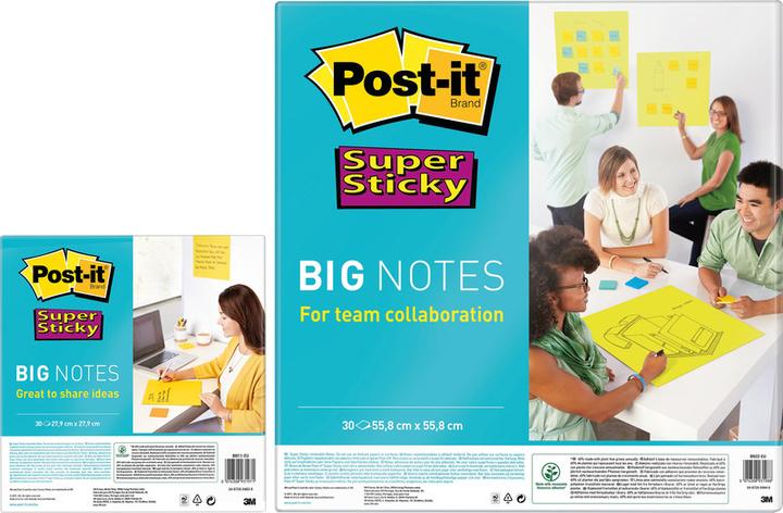 Image du produit Post-it Super Sticky Sticky Notes Big Notes (55.8 x 55.8 cm)