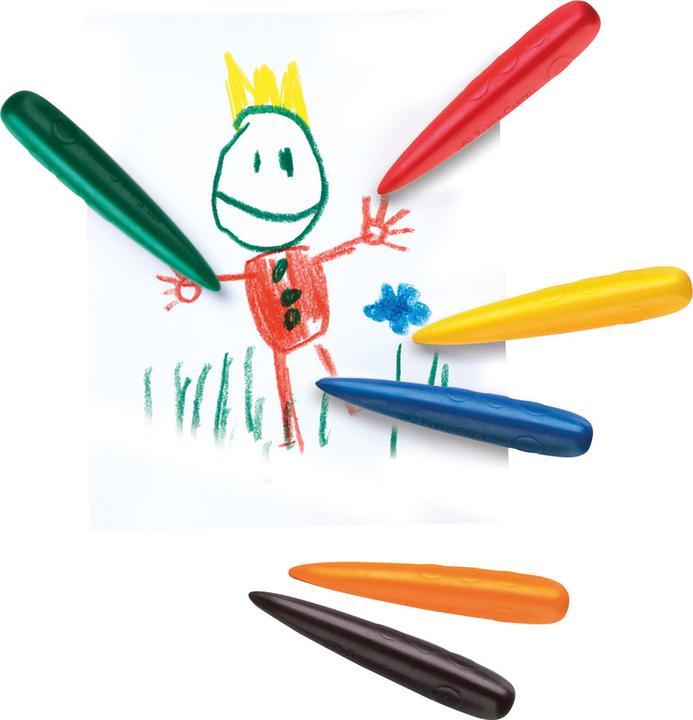 Produktbild Faber-Castell Malkreiden Fingerform (Mehrfarbig, 6 x)