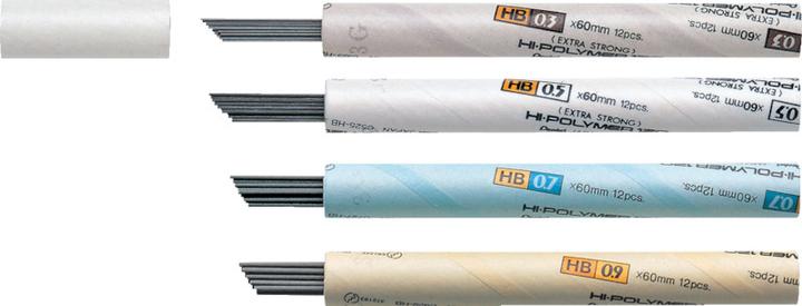 Actual product image Pentel Pencil leads Hi-Polymer 120 (Refill, Black, 0.30 mm)