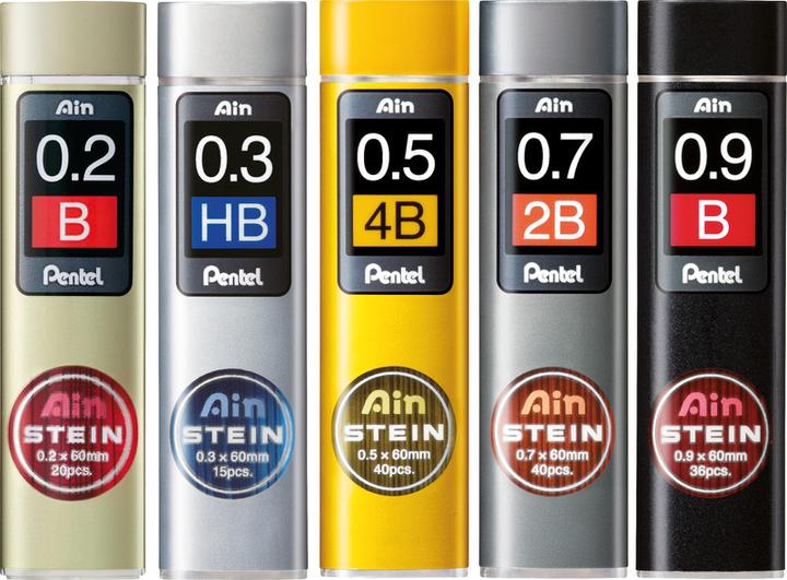 Immagine prodotto Pentel AinStein (Mine di ricambio, Grafite, 0.20 mm)