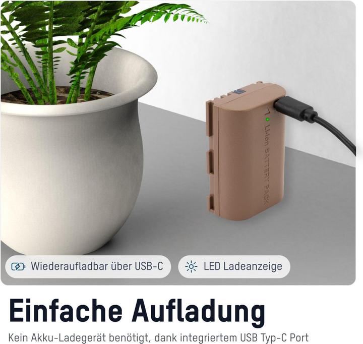 Actual product image Ansmann Rechargeable battery camera A-Can LPE6 NH Canon EOS (Rechargeable battery)
