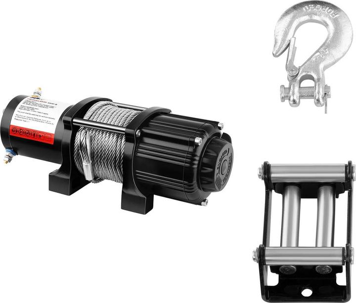 Produktbild MSW Seilwinde Elektrische 12 V Motorwinde Seilhebezug Seilzug 2.040 kg