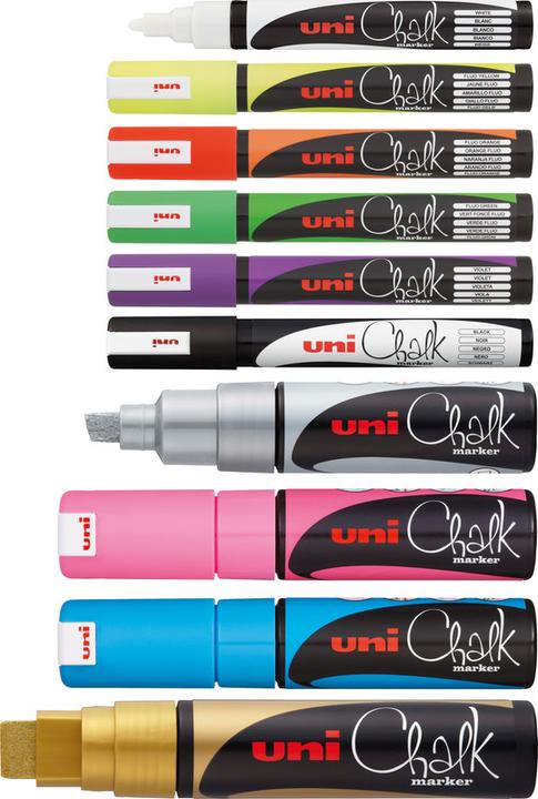 Immagine prodotto Uni-ball Marcatore a gesso (Argento, 15 mm, 1 x)