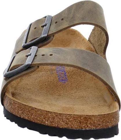 Actual product image Birkenstock Arizona SFB Oiled Nubuck Leather Soft Bedding Normal (40)