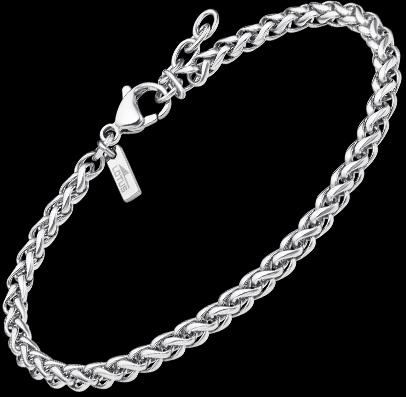 Actual product image Lotus Style - Massive men's steel bracelet Men inack LS2222-2 / 1 (20.50 cm, Stainless steel)