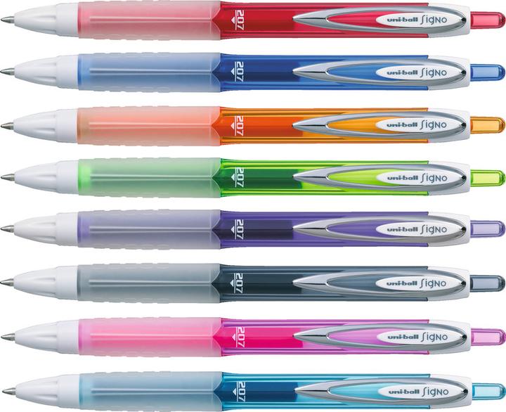 Produktbild Uni-ball Roller Signo 207 Colors (Silber, 1 x)