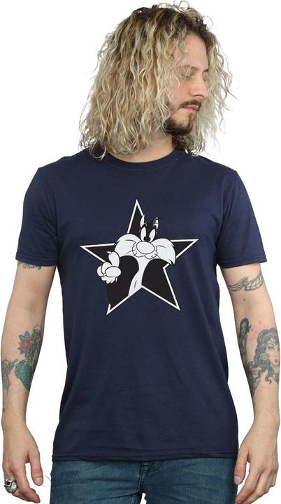 Produktbild Looney Tunes Sylvester Mono Star TShirt (XL)