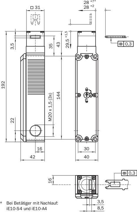 Actual product image Sick Solenoid interlocks